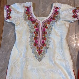 Indian Salwar Kameez Two Piece Suit Readymade Size M 38 Party Wear Wedding
